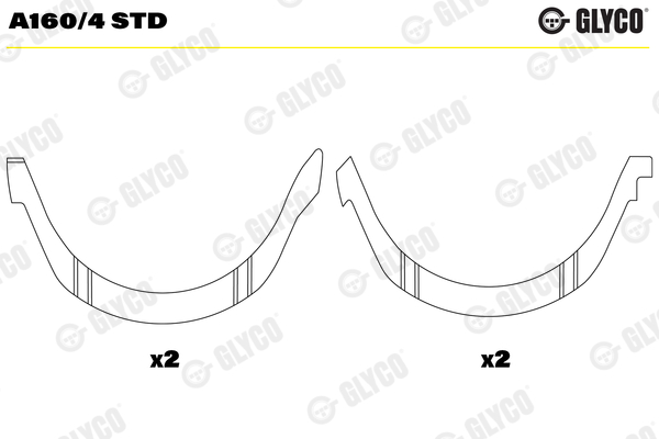GLYCO Distantsseib,väntvõll A160/4 STD
