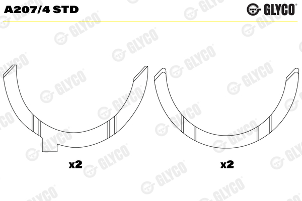 GLYCO Distantsseib,väntvõll A207/4 STD