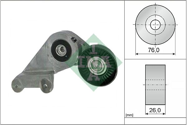Schaeffler INA Kiristinvarsi, moniurahihna 534 0133 30