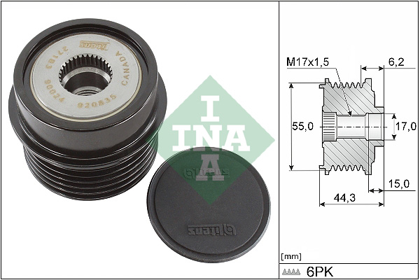 Schaeffler INA Generaatori vabakäik 535 0231 10