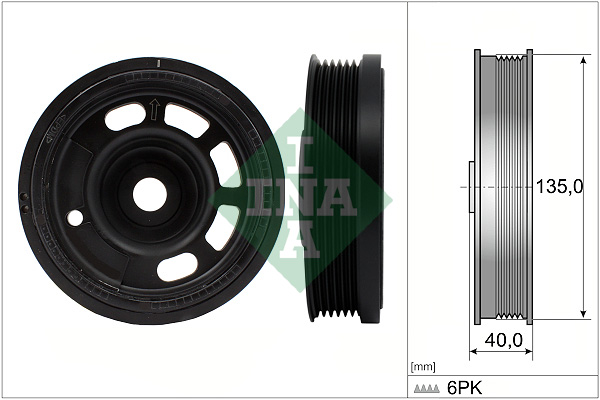 Schaeffler INA Hihnapyörä, kampiakseli 544 0172 10