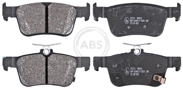 A.B.S. Piduriklotside komplekt, ketaspidur 35253