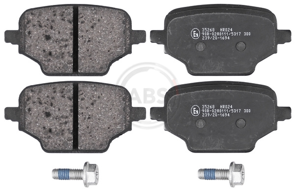 A.B.S. Piduriklotside komplekt, ketaspidur 35268