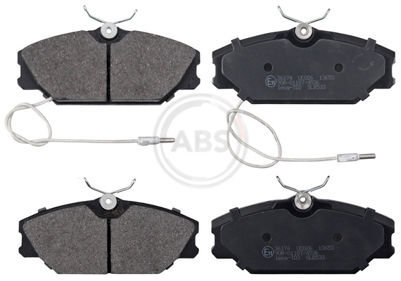 A.B.S. Piduriklotside komplekt, ketaspidur 36174
