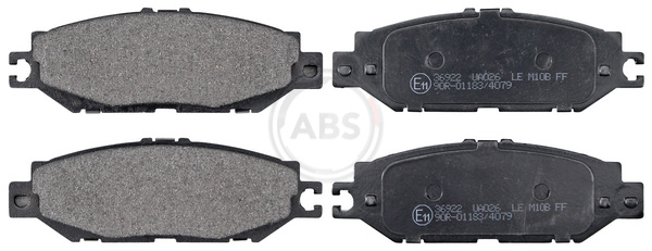 A.B.S. Piduriklotside komplekt, ketaspidur 36922
