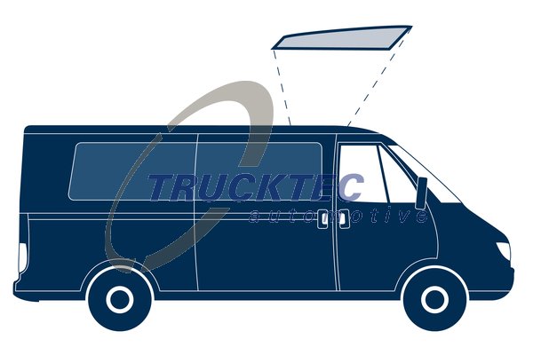 TRUCKTEC AUTOMOTIVE Uszczelka, odchylany dach 02.54.056