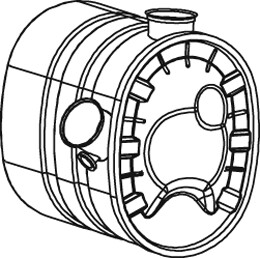 DINEX Tłumik środkowy / końcowy 80486