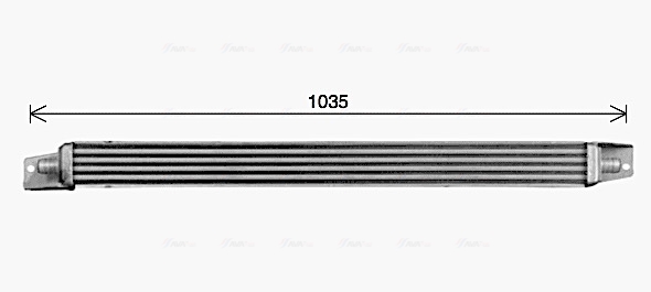 AVA QUALITY COOLING Chłodnica oleju, olej silnikowy VL3133