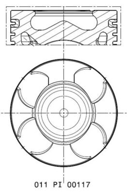 MAHLE Kolvid 011 PI 00117 002