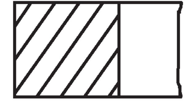 MAHLE stūmoklio žiedų komplektas 028 25 N0