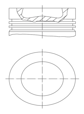 MAHLE stūmoklis 028 PI 00155 000