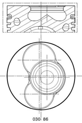 MAHLE Männät 030 86 02
