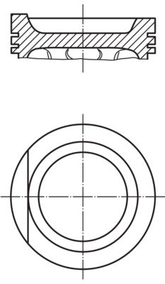 MAHLE stūmoklis 034 75 02