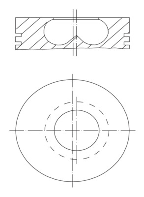 MAHLE Kolv 081 PI 00123 002