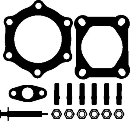 MAHLE Paigalduskomplekt, turbo 228 TA 17916 000