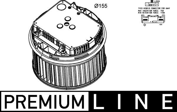MAHLE Salongipuhur AB 261 000P