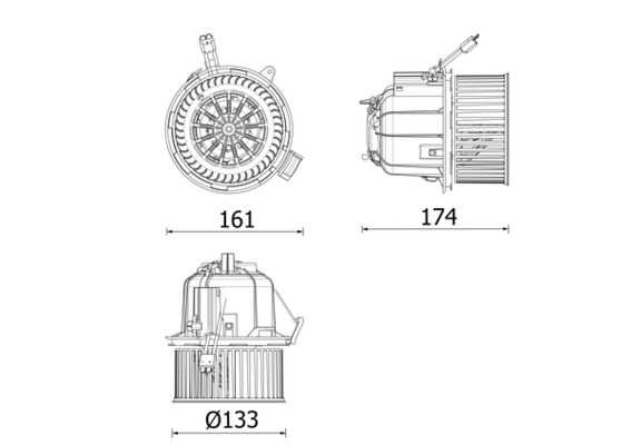 MAHLE Salongipuhur AB 328 000P