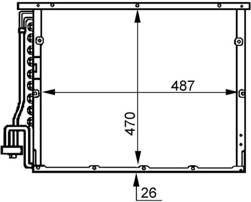 MAHLE Kondensaator,kliimaseade AC 179 000S