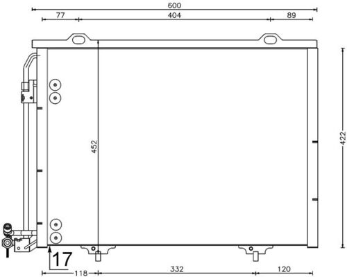 MAHLE Kondensaator,kliimaseade AC 211 001S