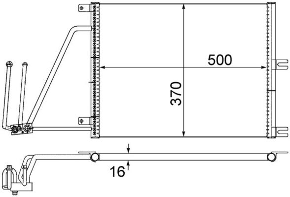 MAHLE Kondensaator,kliimaseade AC 226 000S