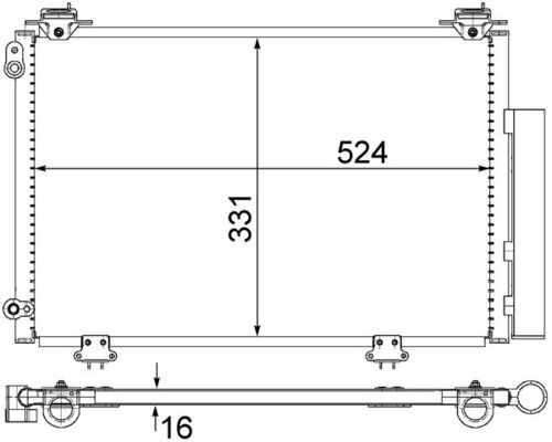 MAHLE Lauhdutin, ilmastointilaite AC 292 000S