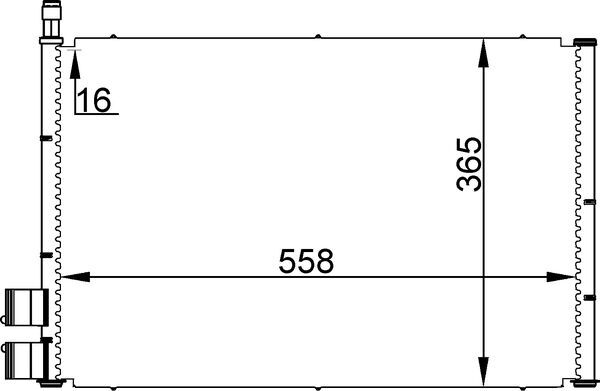 MAHLE Kondensaator,kliimaseade AC 298 000S