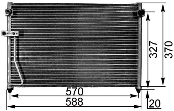 MAHLE Kondensaator,kliimaseade AC 301 000S