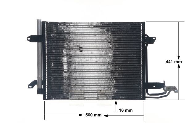 MAHLE Kondensaator,kliimaseade AC 325 000S