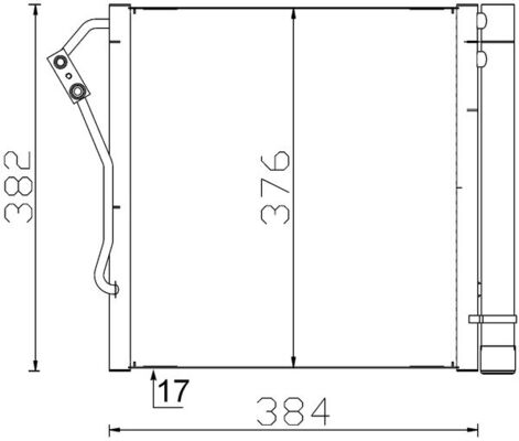 MAHLE Kondensaator,kliimaseade AC 340 000S