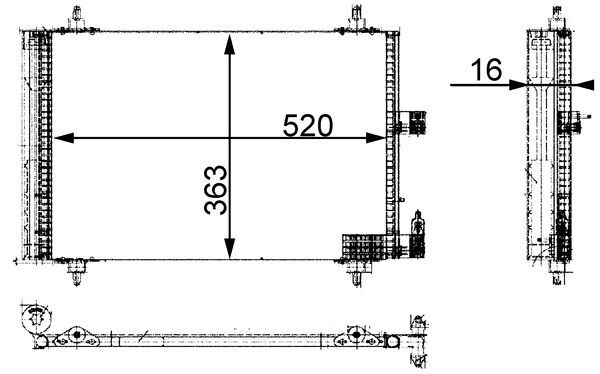 MAHLE Kondensaator,kliimaseade AC 350 000S