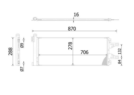 MAHLE Kondensaator,kliimaseade AC 368 000S