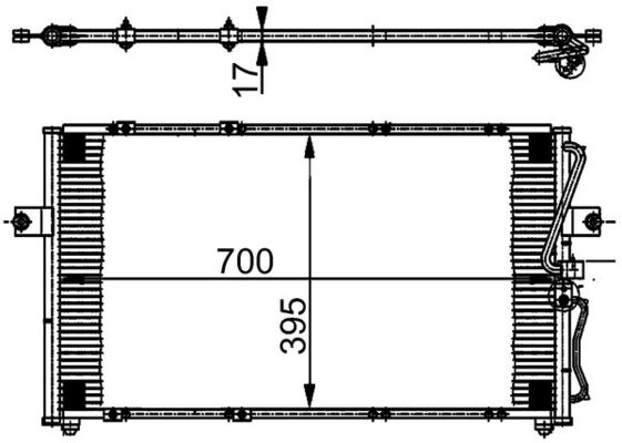 MAHLE Kondensaator,kliimaseade AC 379 000S