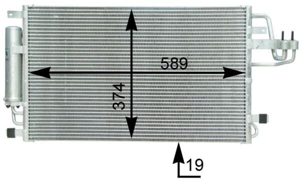 MAHLE Kondensaator,kliimaseade AC 399 000S