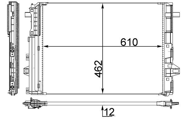 MAHLE Kondensaator,kliimaseade AC 446 000S
