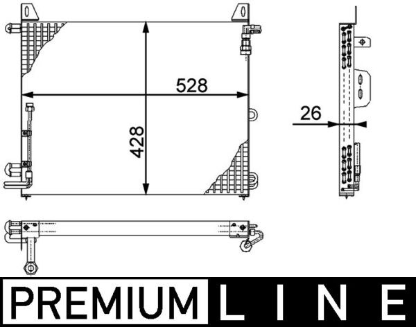 MAHLE Kondensaator,kliimaseade AC 656 000P