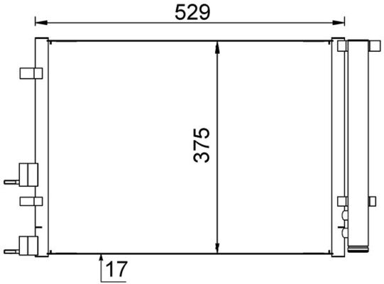 MAHLE Kondensaator,kliimaseade AC 706 000S
