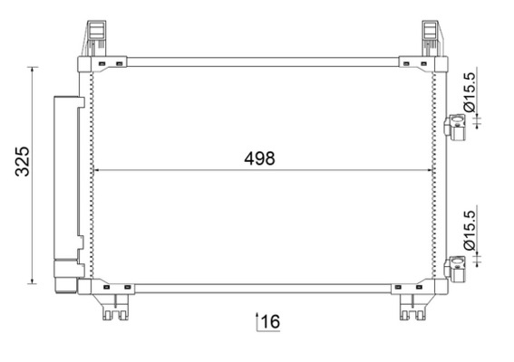 MAHLE Lauhdutin, ilmastointilaite AC 793 000S