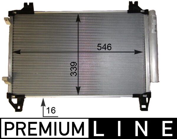 MAHLE Lauhdutin, ilmastointilaite AC 800 000P