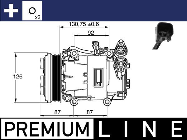MAHLE Kompressor,kliimaseade ACP 54 000P
