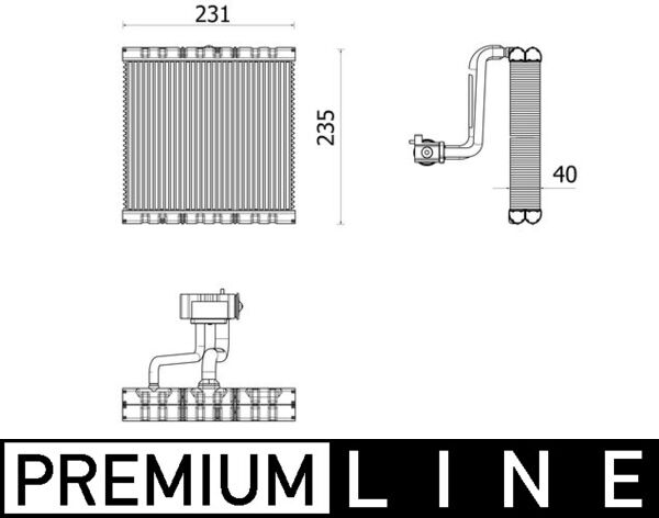 MAHLE Aurusti,kliimaseade AE 166 000P