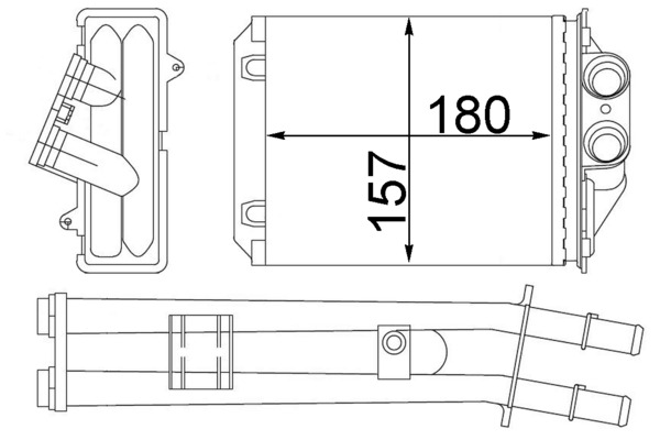 MAHLE Soojusvaheti,salongiküte AH 213 000S