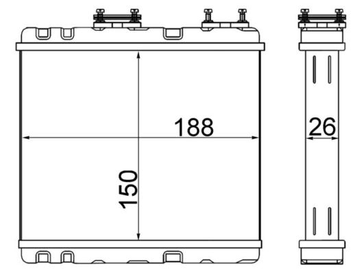 MAHLE Soojusvaheti,salongiküte AH 247 000S