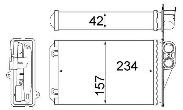 MAHLE Soojusvaheti,salongiküte AH 248 000S