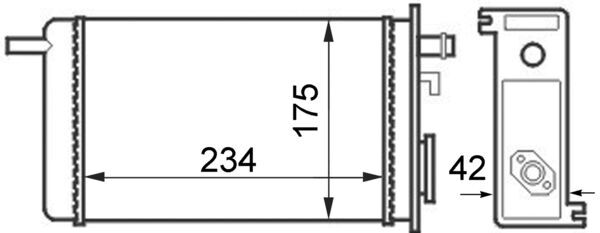MAHLE Soojusvaheti,salongiküte AH 44 000S