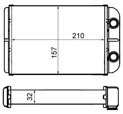 MAHLE Soojusvaheti,salongiküte AH 58 000S