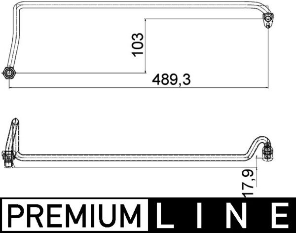 MAHLE Õlivoolik AHX 5 000P