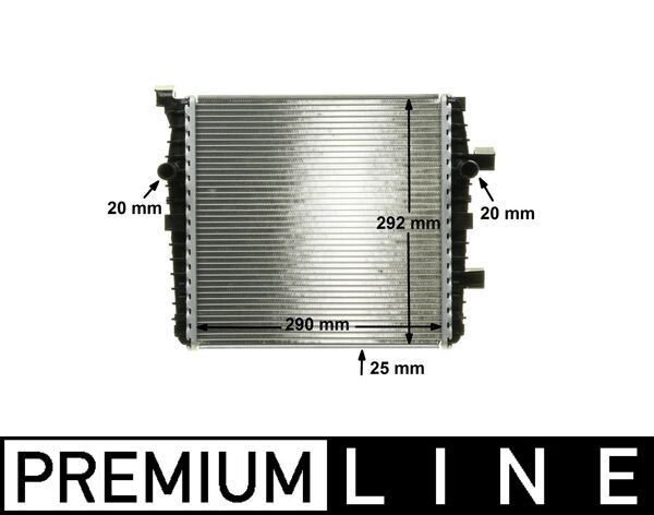 MAHLE Radiaator,mootorijahutus CR 1028 000P