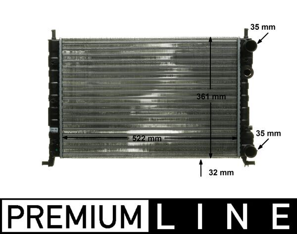 MAHLE Radiaator,mootorijahutus CR 130 000P