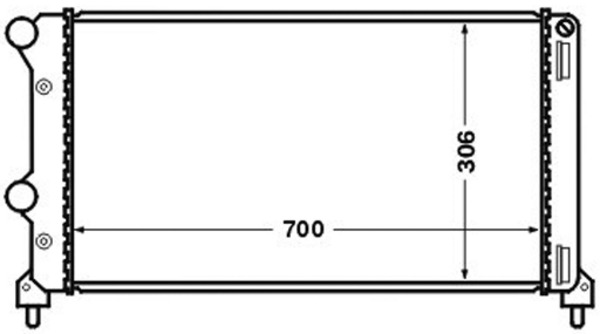 MAHLE Radiaator,mootorijahutus CR 1448 000S