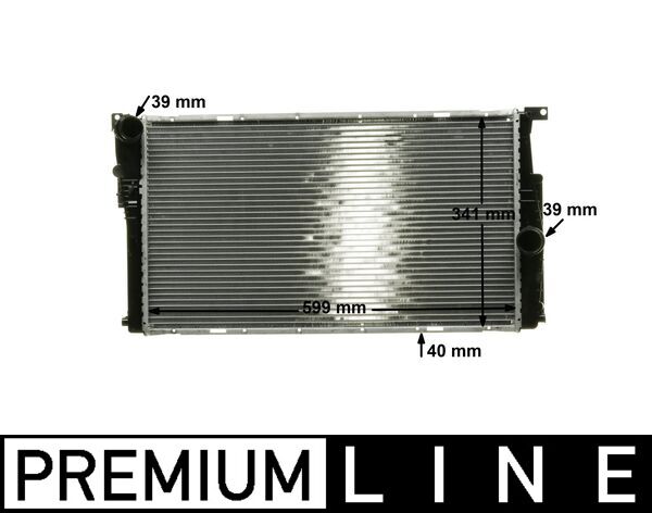 MAHLE Jäähdytin,moottorin jäähdytys CR 1908 000P